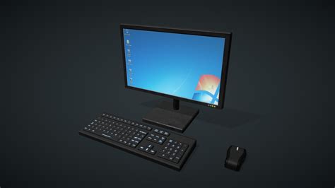 Desktop Computer Download Free 3d Model By Tyler P Halterman