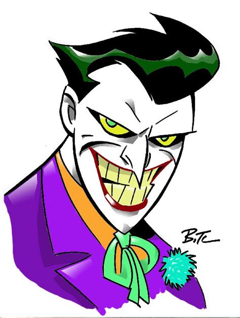 The Joker By Bruce Timm Batman Dc Comics Joker Drawings Joker Art