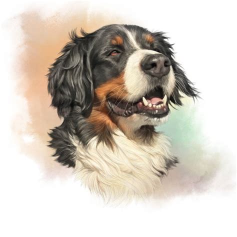Bernese Mountain Dog Illustrations Royalty Free Vector Graphics And Clip
