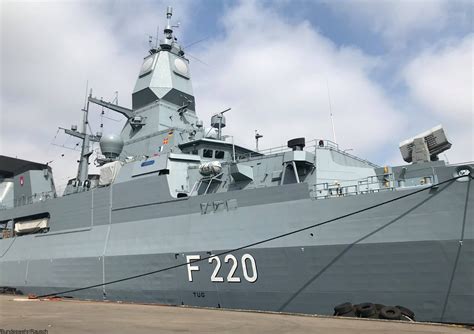 Fgs Hamburg F 220 Type 124 Sachsen Class Frigate German Navy