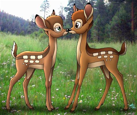 Bambi And Faline By ~littlefernanda On Deviantart Bambi 1942 Rabbit