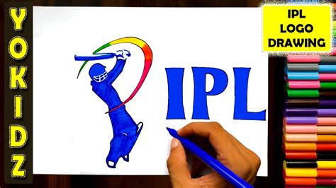 How To Draw Ipl Logo Ipl Logo Drawing Youtube