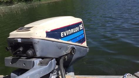 1982 Evinrude 15hp Outboard Motor Youtube