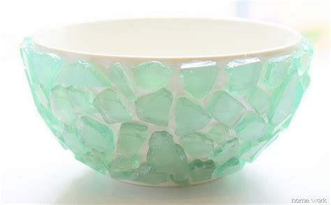 Sea Glass Bowl Via Home Work Createforless Tumblr