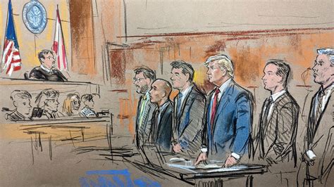 About Members Of The Public And Media Attended Trumps Historic Arraignment