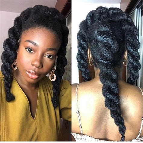 43 Cute Natural Hairstyles That Are Easy To Do At Home Glamour Cute