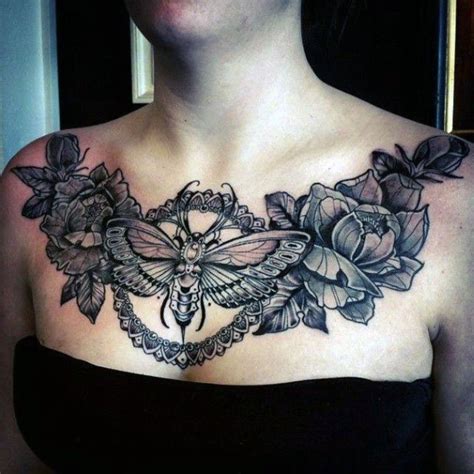 Some women opt for female chest tattoos simply to decorate their bodies while others may choose a tattoo design to mark some important event in their lives. Top 100 Best Chest Tattoo Ideas for Women - Cool Female ...