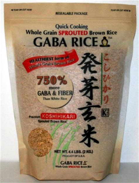 Gaba Sprouted Brown Rice 20kg 44 Lb Bag Buy Online In Uae