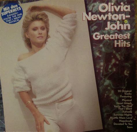 Greatest Hits By Olivia Newton John 1982 Lp Emi Electrola Gmbh