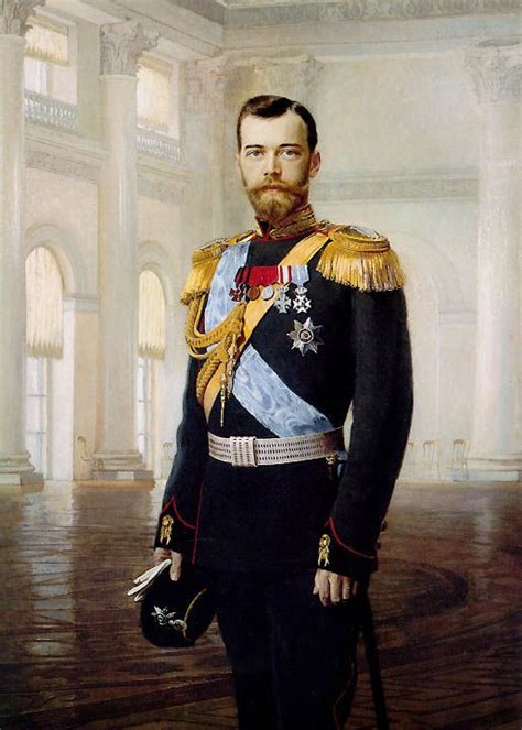 Tsar Nickolas Ii Of The Imperial Russian Empire Králov Ruská