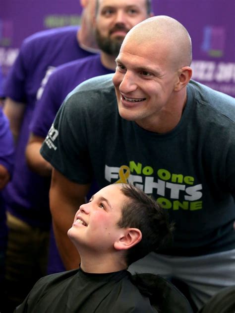 Gallery Rob Gronkowski Shaves His Head For Charity Boston Herald