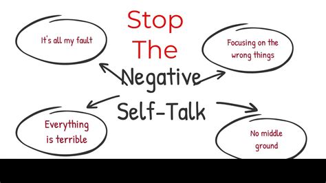 How To Stop Negative Self Talk And Start Positive Thinking Youtube