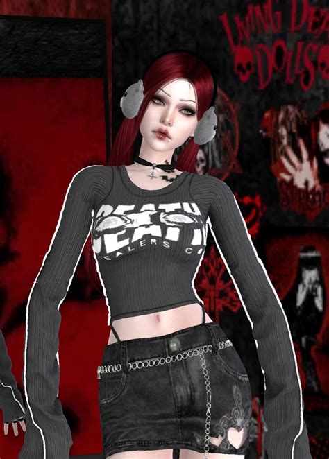 Sims 4 Cc Emo Goth Alternative Scene Mallgoth Amy Lee Ts4 Cc