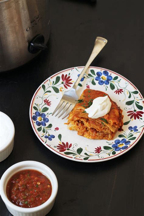 Crockpot Enchiladas An Easy Potluck Recipe Life As Mom