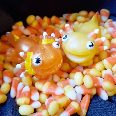 Handmade Candy Corn Lumps The Derpsolotl Axolotl Etsy