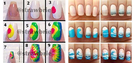20 Easy Step By Step Summer Nail Art Tutorials For ... Once this happens, you can use your pinching tool and nail file to shape your.