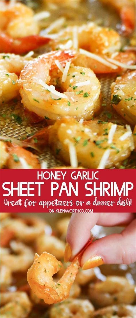 Honey Garlic Sheet Pan Shrimp Serve As Dinner Or A