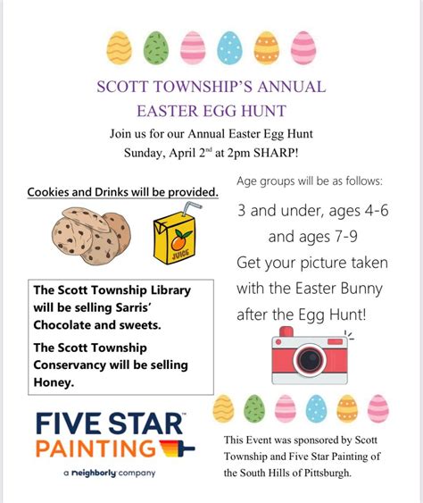 2023 Easter Egg Hunt Scott Township