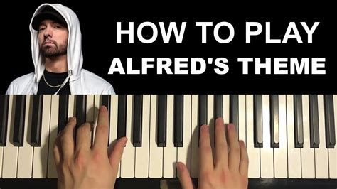 How To Play Eminem Alfreds Theme Piano Tutorial Lesson Youtube
