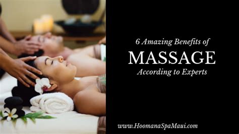 Amazing Massage Benefits According To Experts Best Spa On Maui