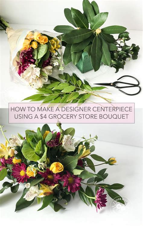 Over the years, i've learned how to make grocery store flowers look like they came from a florist. How to make a $4 centerpiece with grocery store flowers ...