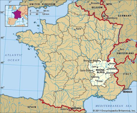Rhone Alpes History Culture Geography And Map Britannica