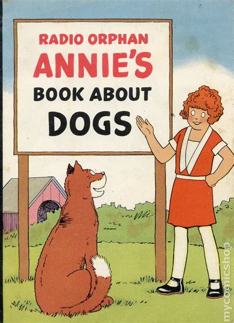 Radio Orphan Annies Book About Dogs 1936 Wander Company Little Orphan