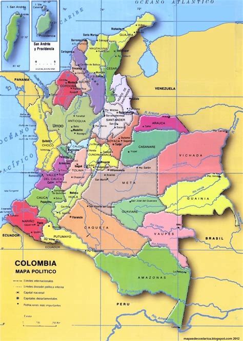Mapas Geogr Ficos Da Col Mbia