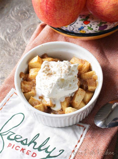 Easy Apple Crisp Recipe Single Dessert One Dish Kitchen