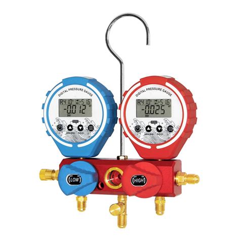 Digital Manifold Gauge Pressure Gauge Refrigeration Vacuum Pressure