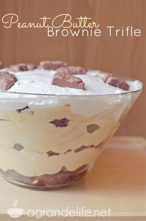 I'm so excited to share seven really fun easter candy gift ideas with hershey's with you! Peanut Butter Brownie Trifle