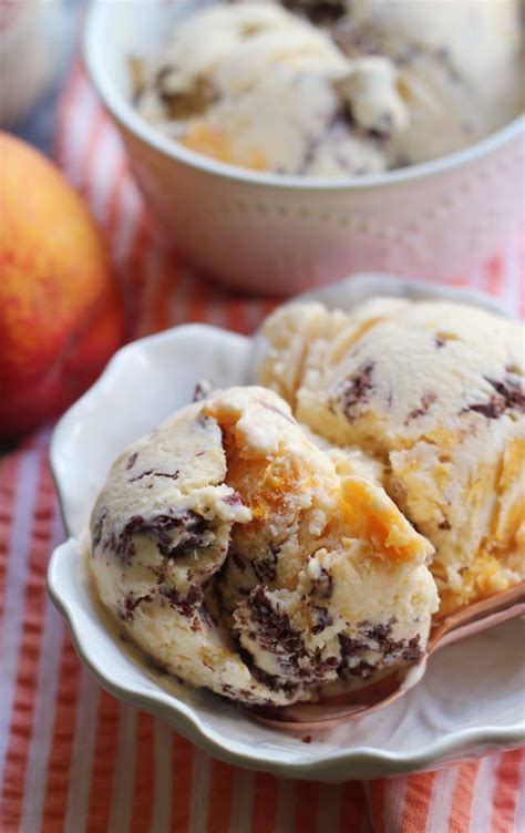 Roasted Apricot Chocolate Chunk Ice Cream Joanne Eats Well With
