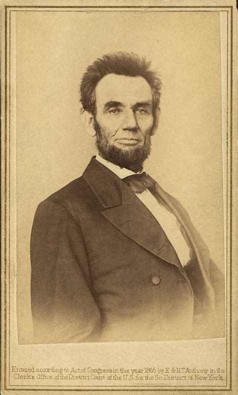 Abraham Lincoln Portrait Taken In 1865 Photograph By Everett Fine Art