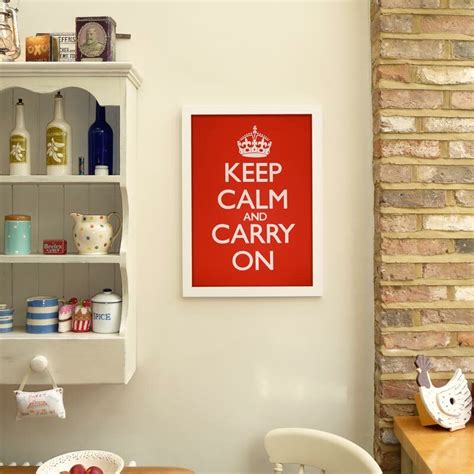 When even the smallest lessons feel like a victory, it's easy to keep going. Keep Calm and Carry On Red Poster