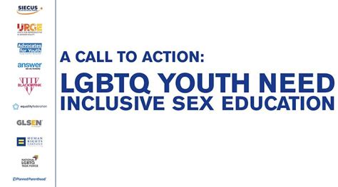 A Call To Action Lgbtq Youth Need Inclusive Sex Education Human