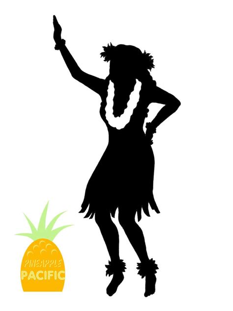 Hula Girl Silhouette Clip Art 10 Free Cliparts Download Images On