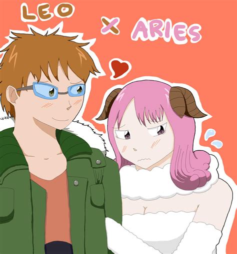 Fairy Tail Leo X Aries By O Raven Cat O On Deviantart