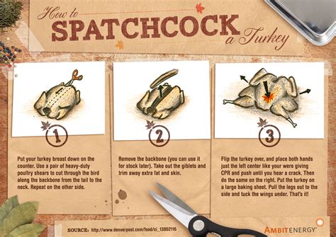 This flavorful grilled spatchcock chicken recipe cooks in less time than it takes to grill a whole chicken. Trim Cooking Times by Spatchcocking Your Turkey | Ambit Energy