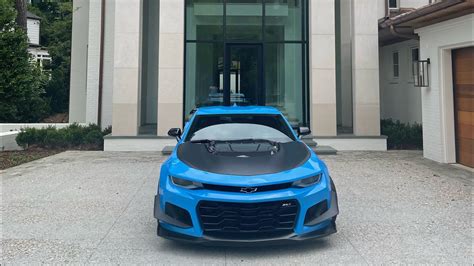 First Mod For My 2022 Chevrolet Camaro Zl1 1le Rapid Blue Youtube