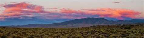Nevada Desert Sunset Panorama Sunset From Near Us 50 On Ne Flickr