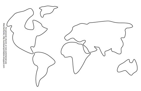 Continents And Oceans Coloring Sheet Coloring Pages The Best