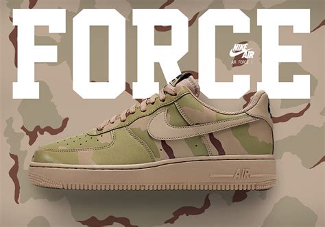 Зимние кроссовки nike air force 1 07 lv8 utility mid black с мехом. Nike Air Force 1 Reflective Desert Camo 718152-204 ...