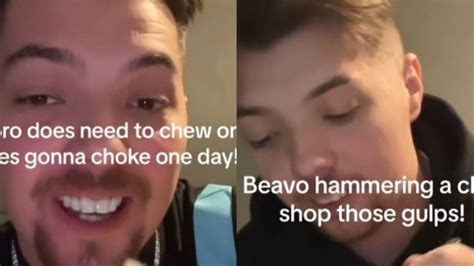 Who Is Beavo The Tiktok Star Who Does Not Chew His Food Indy100