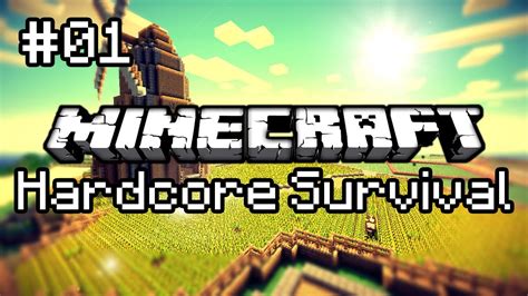 Minecraft Hardcore Survival 1 The Journey Begins Youtube