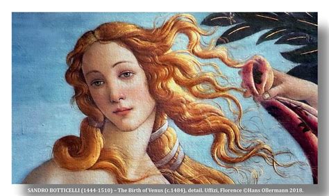 Sandro Botticelli 1444 1510 The Birth Of Venus C 1484 Detail Uffizi Florence ©hans
