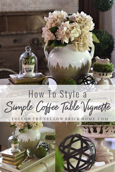 30 Round Coffee Table Vignettes