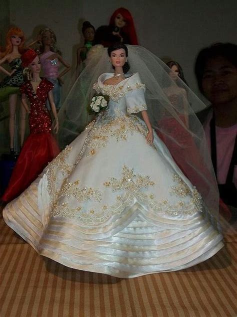 Beautiful Bridal Doll Barbie Bride Doll Barbie Bridal Barbie Wedding Dress Wedding Doll