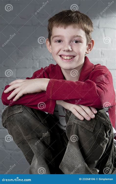 Portrait Of Boy Stock Photo Image Of Child Close Attitude 23268106