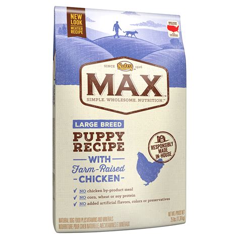 Best puppy food for large breeds. Nutro Max Recipe With Farm Raised Chicken Dry Large Breed ...