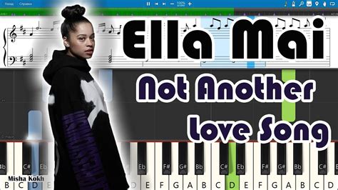 Ella Mai Not Another Love Song Piano Tutorial Sheets Midi